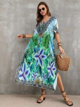 Robe de Plage Fleurie