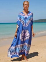 Robe de Plage Bleue