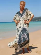Robe de Plage Kaki