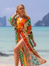 Kimono de Plage Tribal