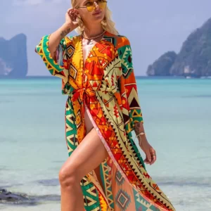 Kimono de Plage Tribal