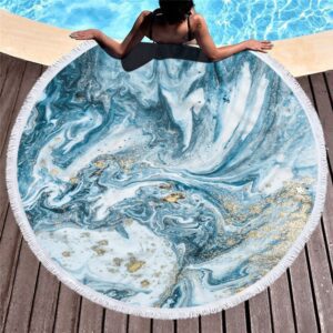 Serviette de Plage Ronde Microfibre