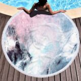 Serviette de Plage Femme Ronde