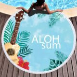Grande Serviette de Plage Ronde