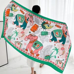 Paréo Femme Motif Elephant