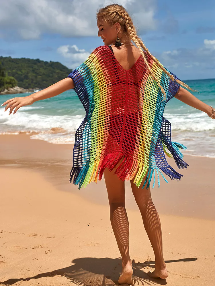 Tunique-de-plage-Crochet-Cover-up-par-o-col-en-V-surdimensionn-avec-pompon-pour-les.jpg_ (13)